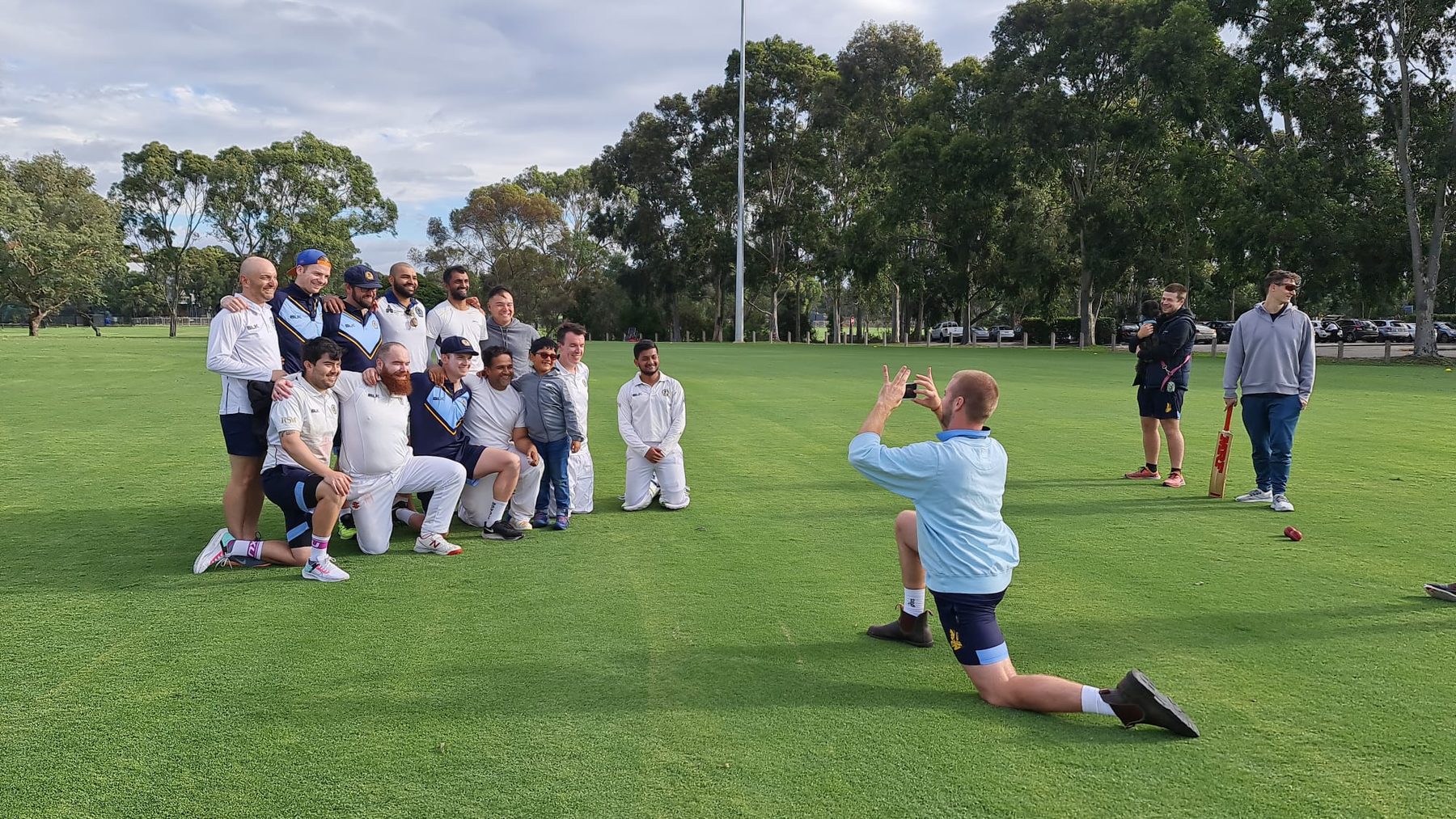 Team photo day — behind the scenes
