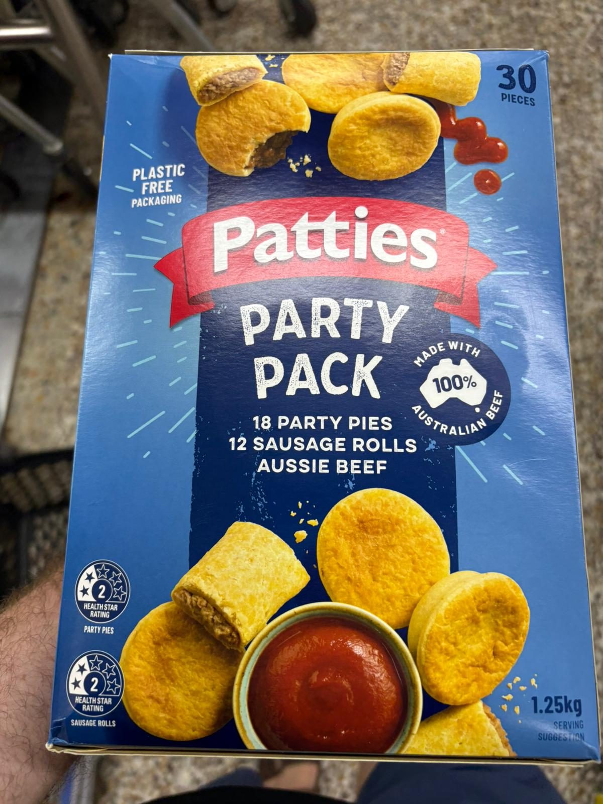 Party pies: non-negotiable