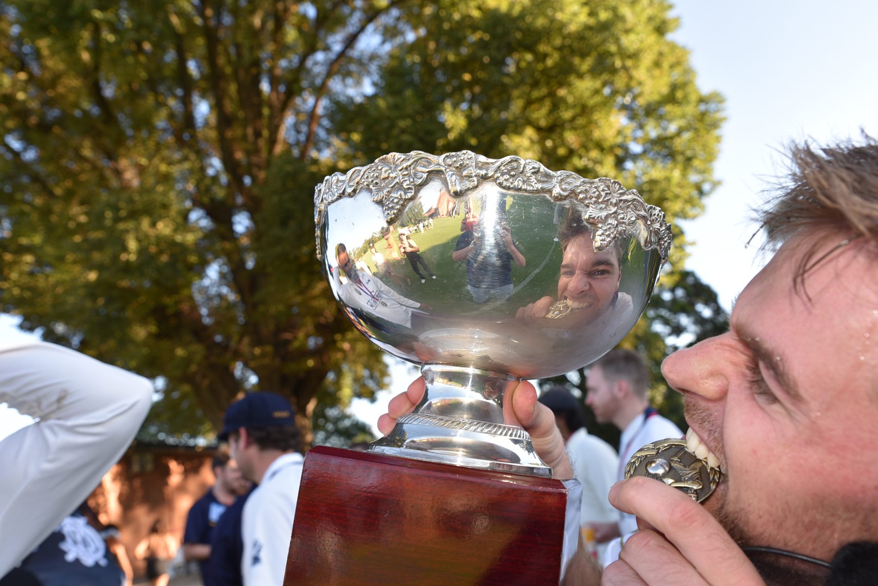 The cup at golden hour